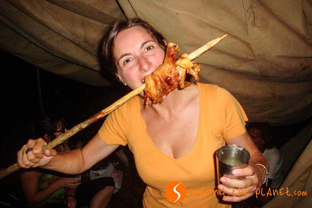 Chicken dinner in the Jungle