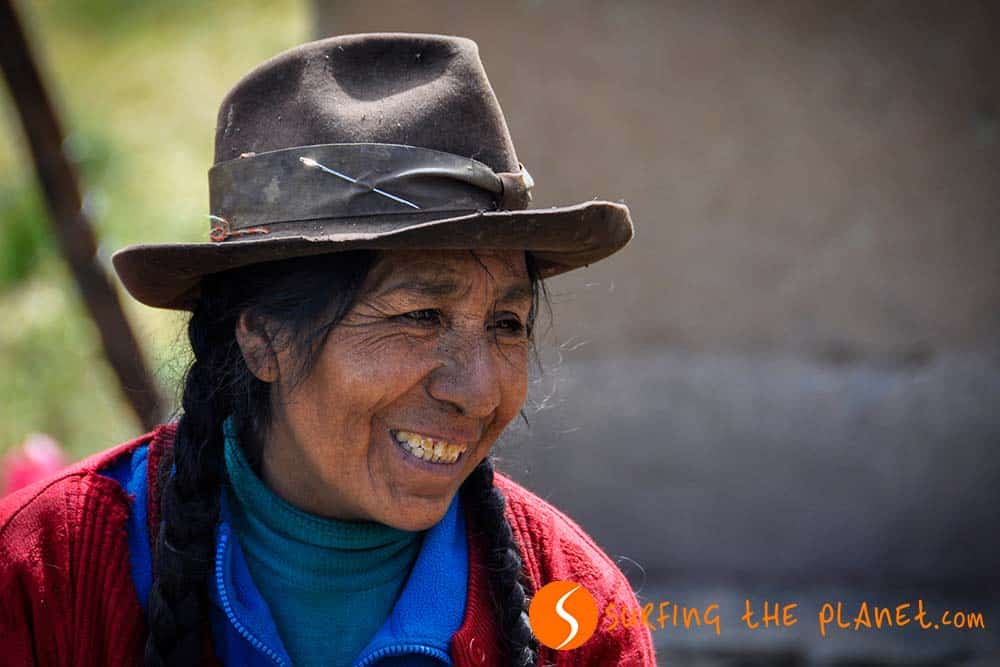 Old Quechua woman in Patacancha Old Quechua woman in Patacancha