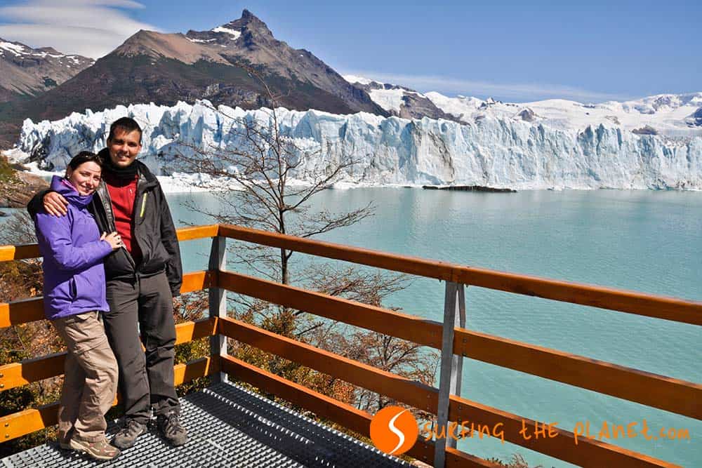 At the Perito Moreno Glacier