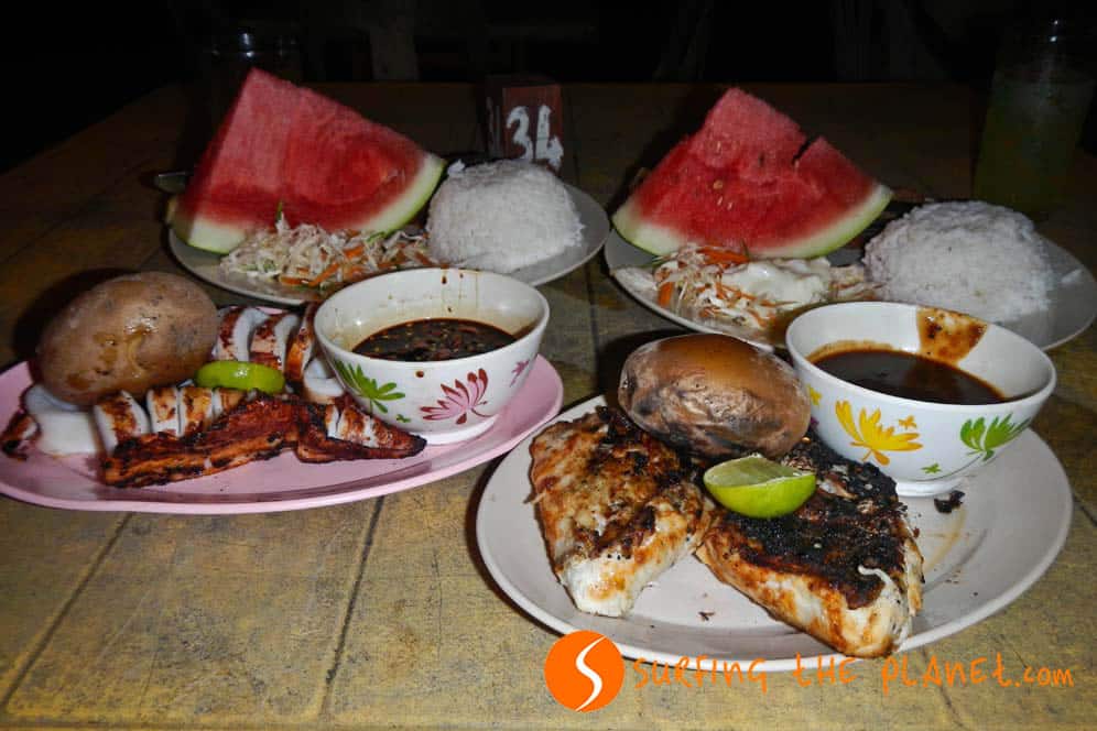 Barbecue dinner in Perhentian Island Barbecue dinner in Perhentian Island