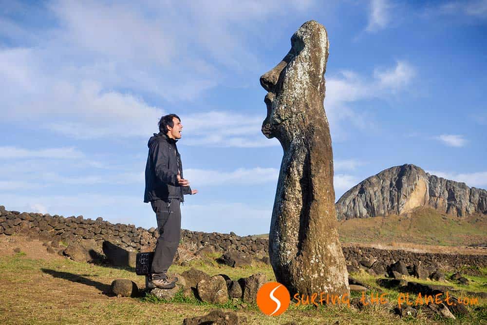 Moai statue Easter Island Moai statue Easter Island