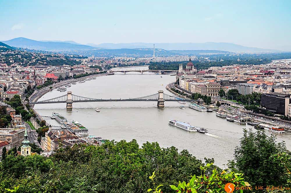 View of Budapest from Gellért Hill - visit Budapest