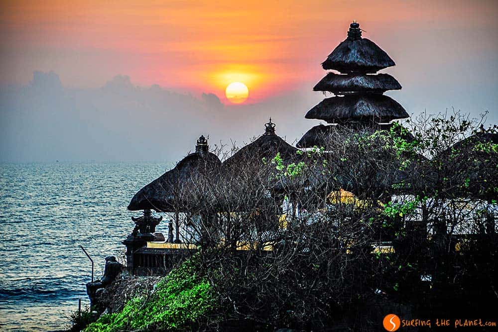 Bali Temples - Sunset in Pura Tanah Lot