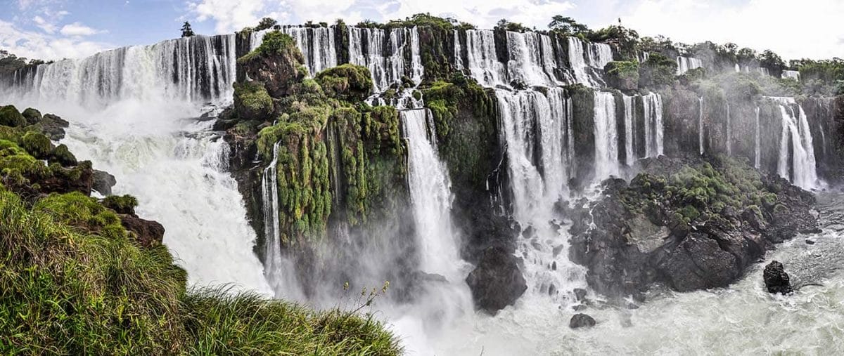 Waterfall in San Martin Island - What to see in Iguazu Argentina
