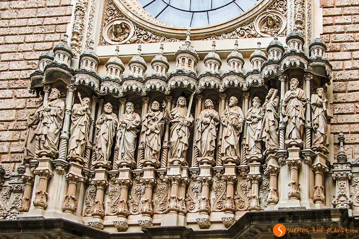 Façade Montserrat Monastery