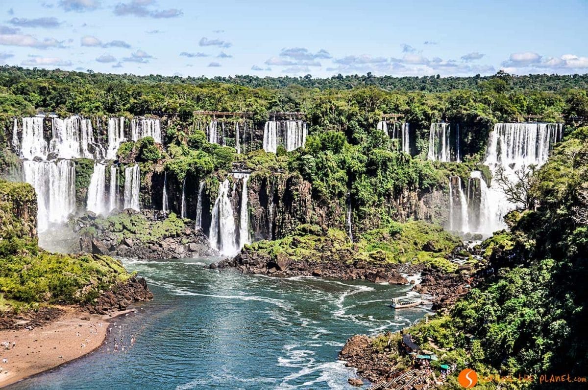 The calmer side of Iguazu Falls Brazil