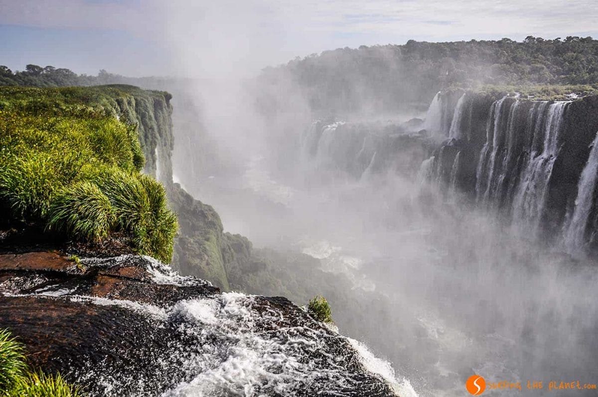 Vapor in Iguazu Waterfalls Argentina