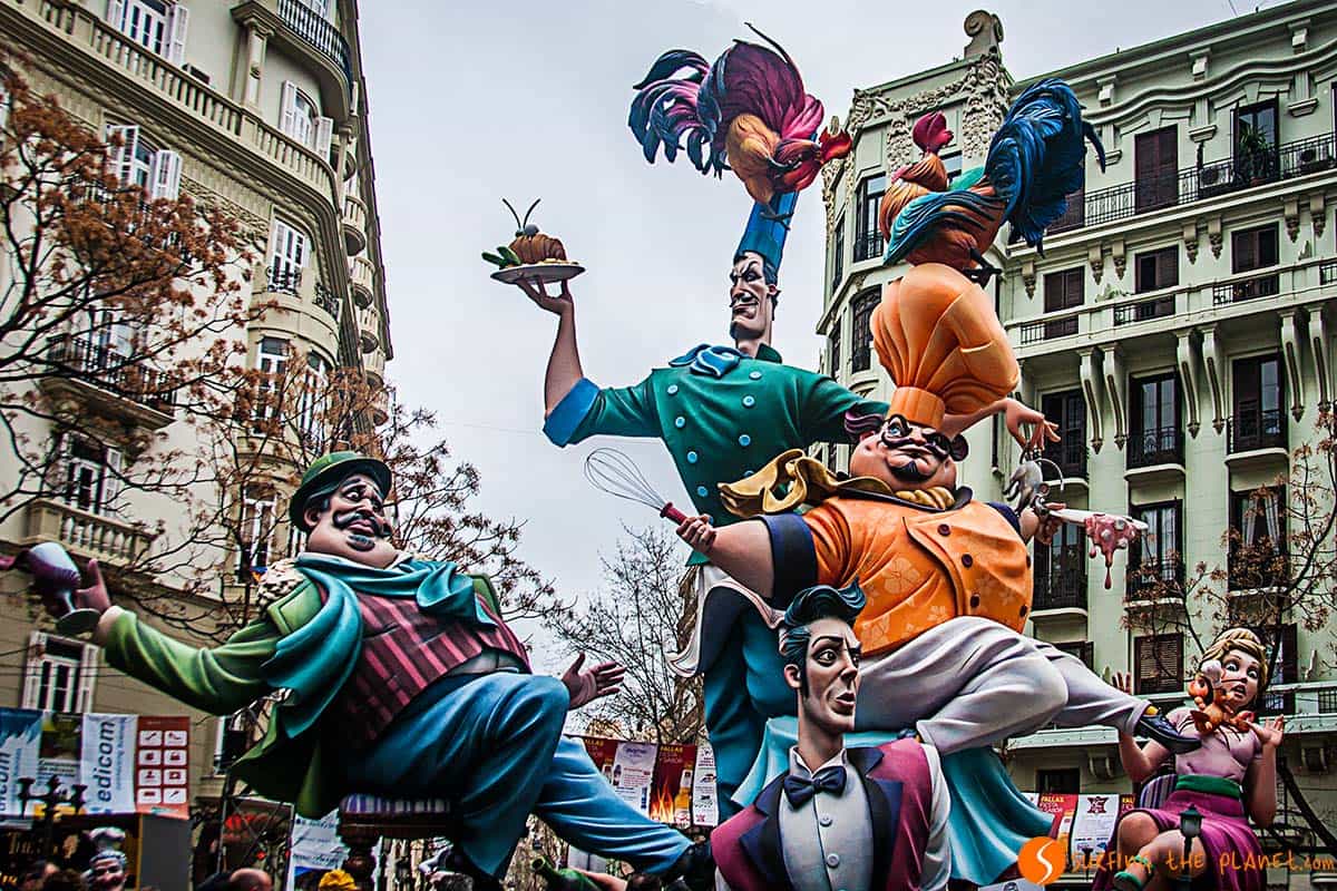 A quite funny falla - Fallas Festival Valencia
