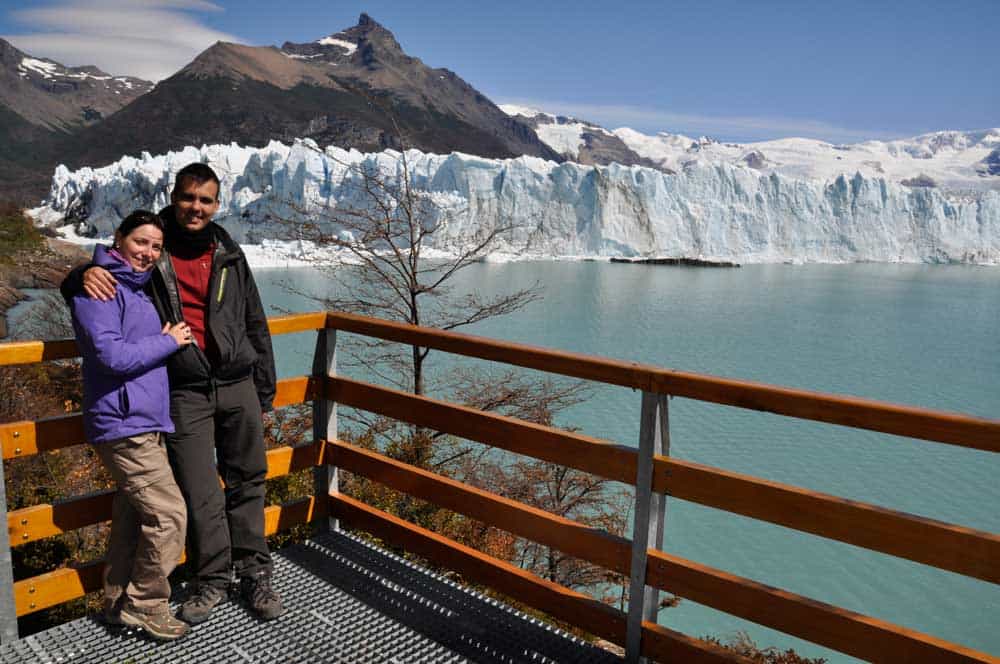 Vista de la pasarela, Glaciar Perito Moreno, Argentina Vista de la pasarela, Glaciar Perito Moreno, Argentina