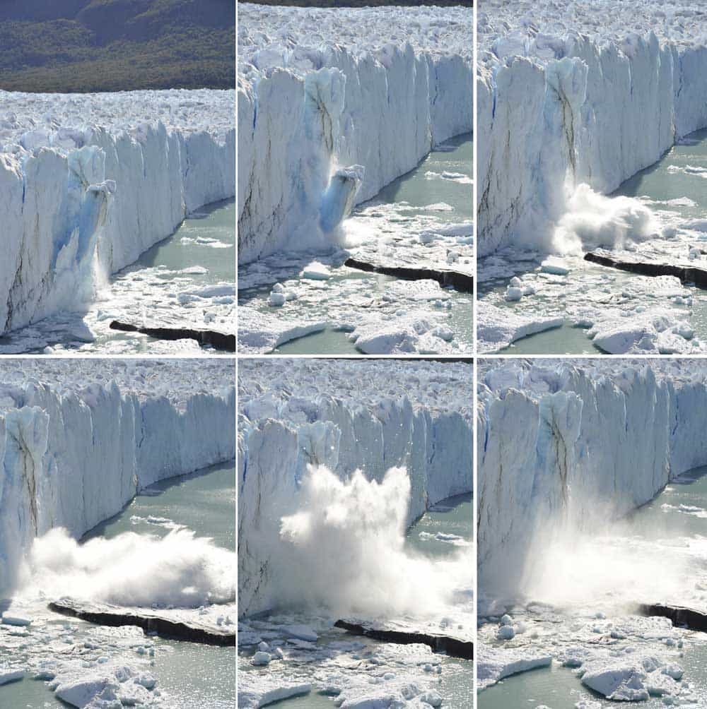Secuencia desprendimiento, Perito Moreno, Patagonia, Argentina