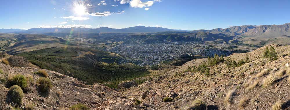 Qué ver en Esquel, vista de la ciudad desde la cruz Qué ver en Esquel, vista de la ciudad desde la cruz