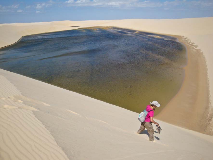 Lago nel deserto di Leçois Maranheses