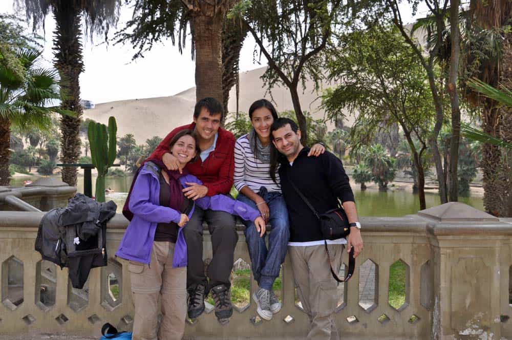 With Veronica and Philip