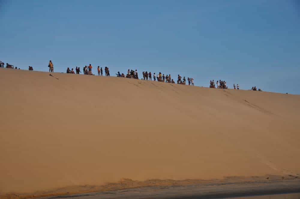 Guardando il tramonto a Jericoacoara