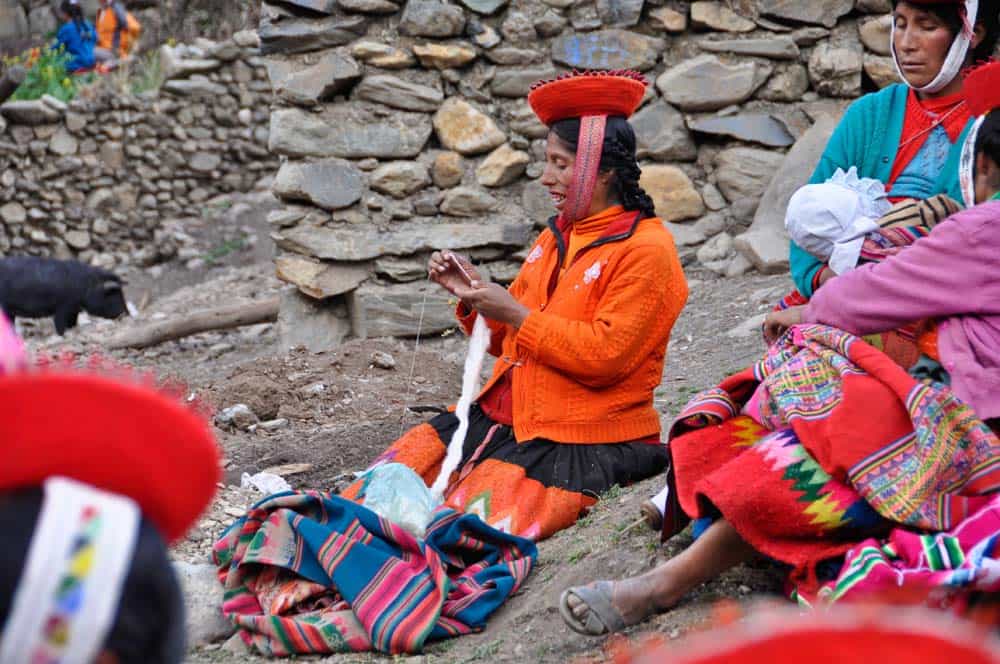 Huilloc community Comunidad de Huilloc