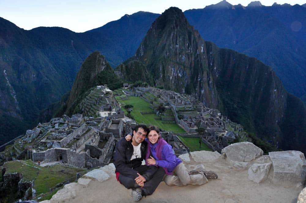 Machu Picchu at sunrise Alba nel Machu Picchu
