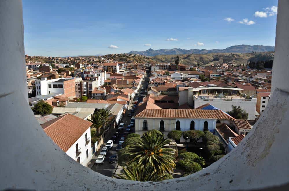 Vista desde el Convento San Felipe Neri, Sucre, Bolivia Vista desde el Convento San Felipe Neri, Sucre, Bolivia
