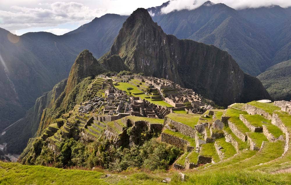 Machu Picchu at sunset Tramonto nel Machu Picchu