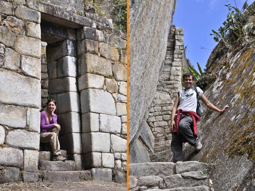 Moon temple and sacred door Tempio della luna e porta sacra