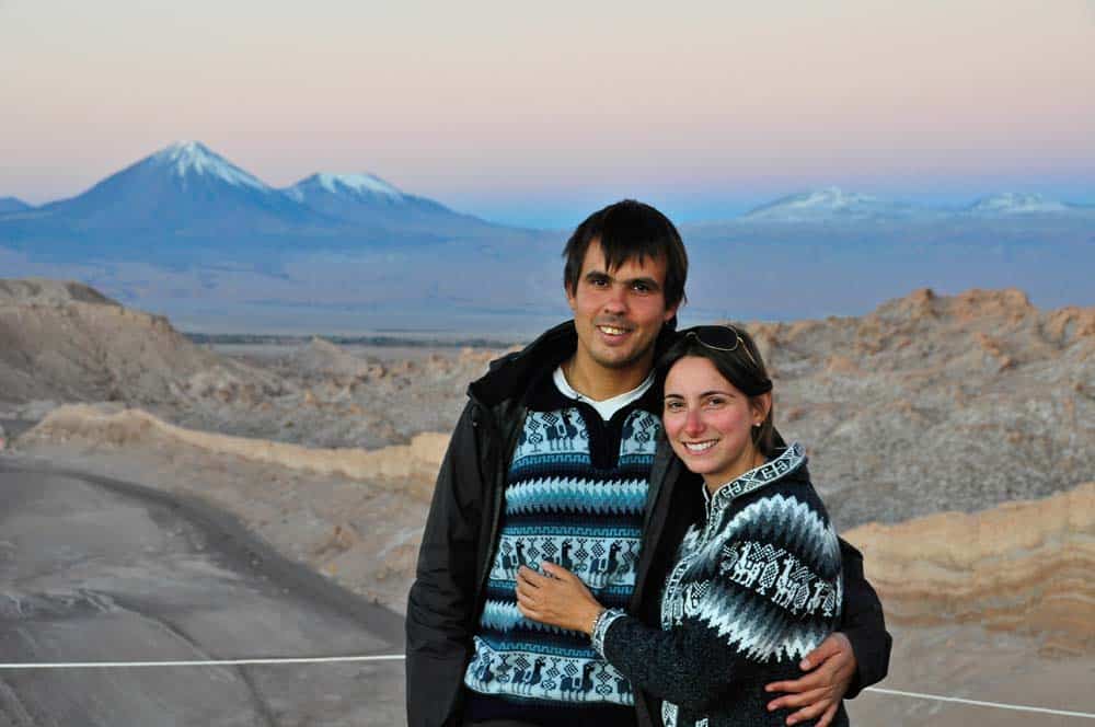 Sunset in the moon valley