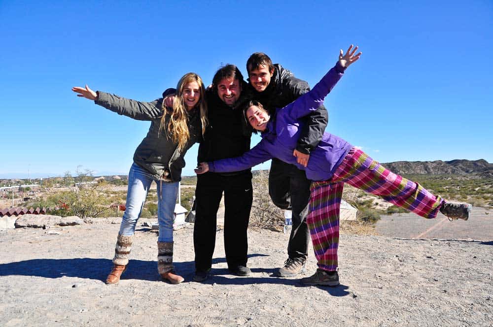 With Micaela and Nacho