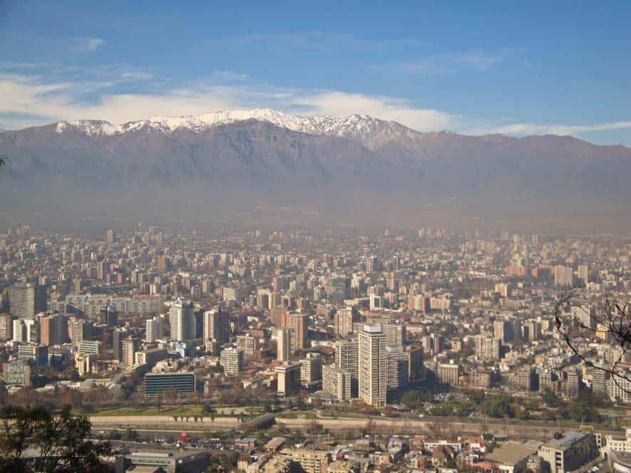 Vista desde San Cristobal Panorama dal monte San Cristobal