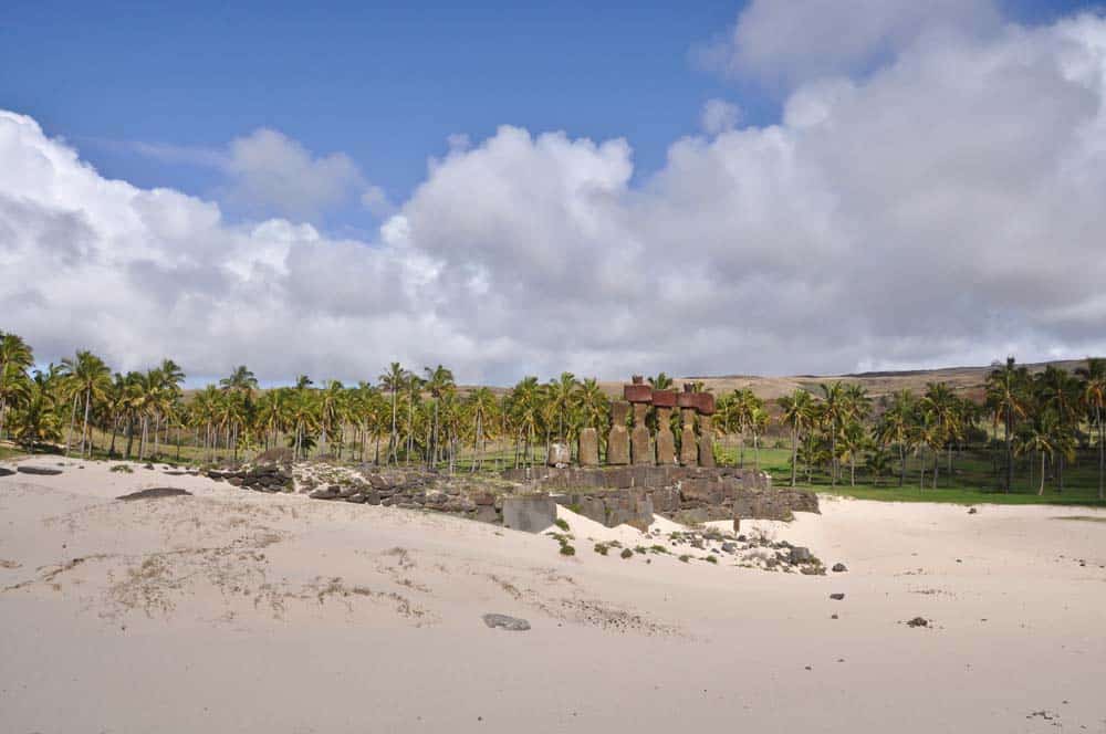 Anakena Beach spiaggia di anakena isola di pasqua