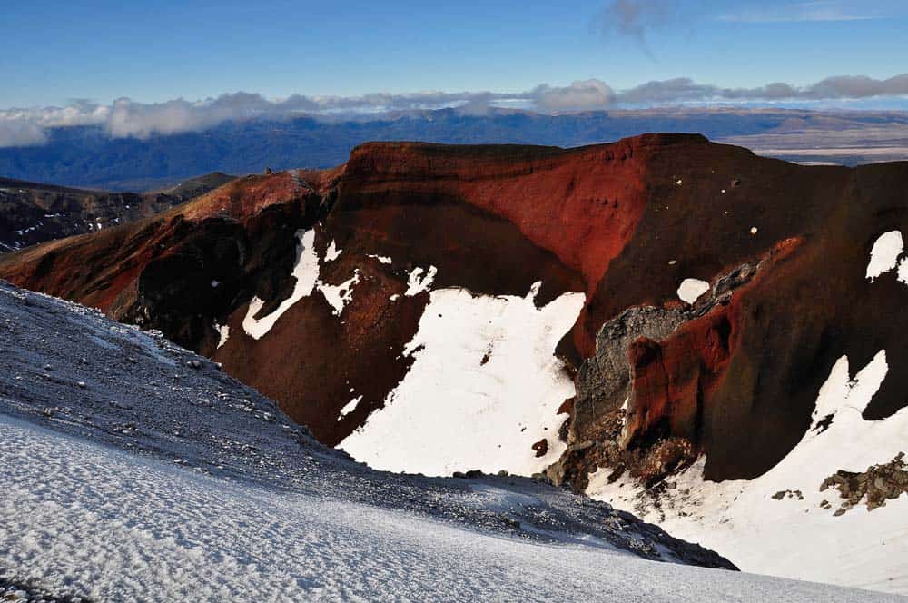 Red Crater cratere rosso