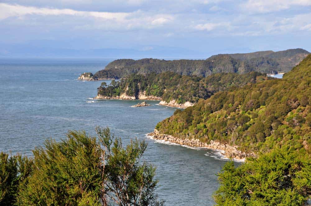 Paesaggio, Abel Tasman | Viaggio in Nuova Zelanda Paesaggio, Abel Tasman | Viaggio in Nuova Zelanda