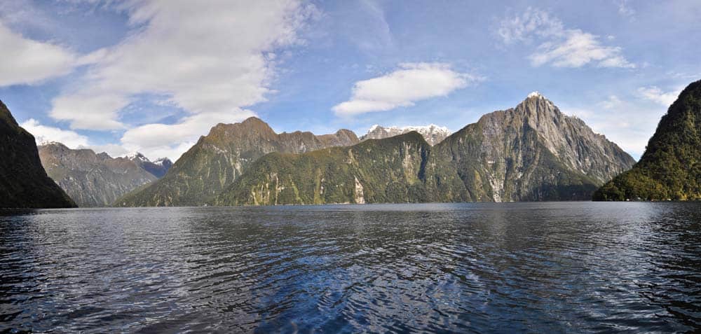 Panorama Milford Sound | Viaggio in Nuova Zelanda Panorama Milford Sound | Viaggio in Nuova Zelanda