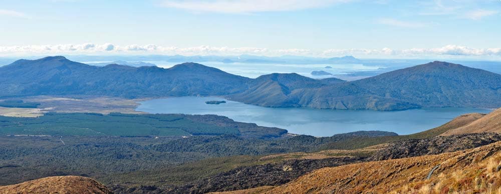 Lakes Rotoaria and Taupo lago rotoaria e lago taupo