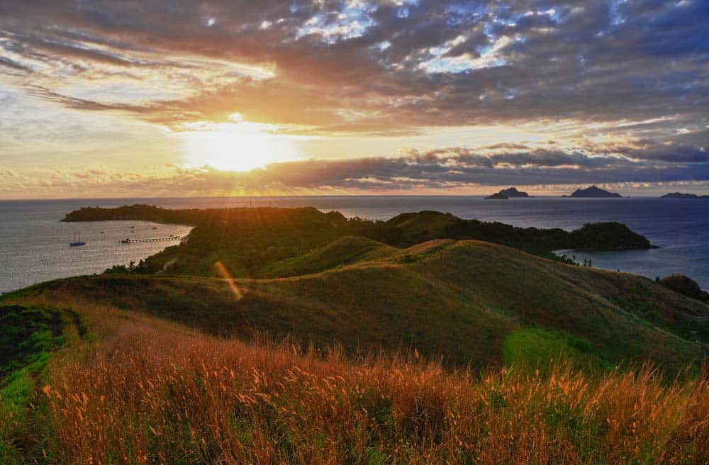 Sunset in Mana Tramonto a Mana | Viaggiare alle Fiji