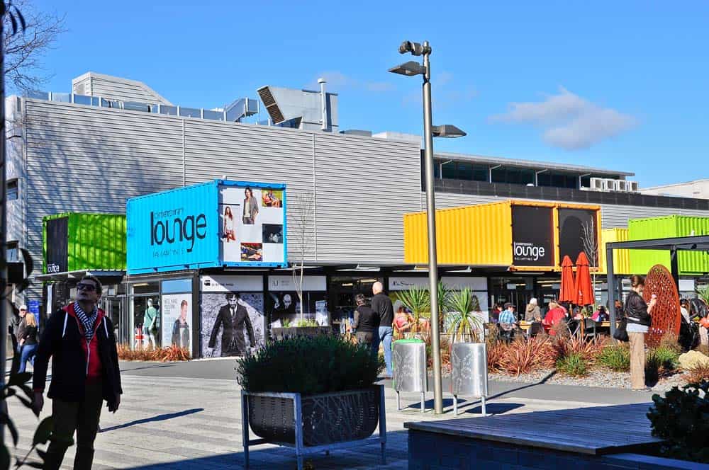 Containers in Christchurch