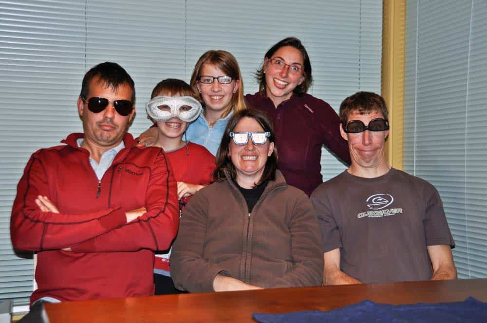 With Rebekah's family