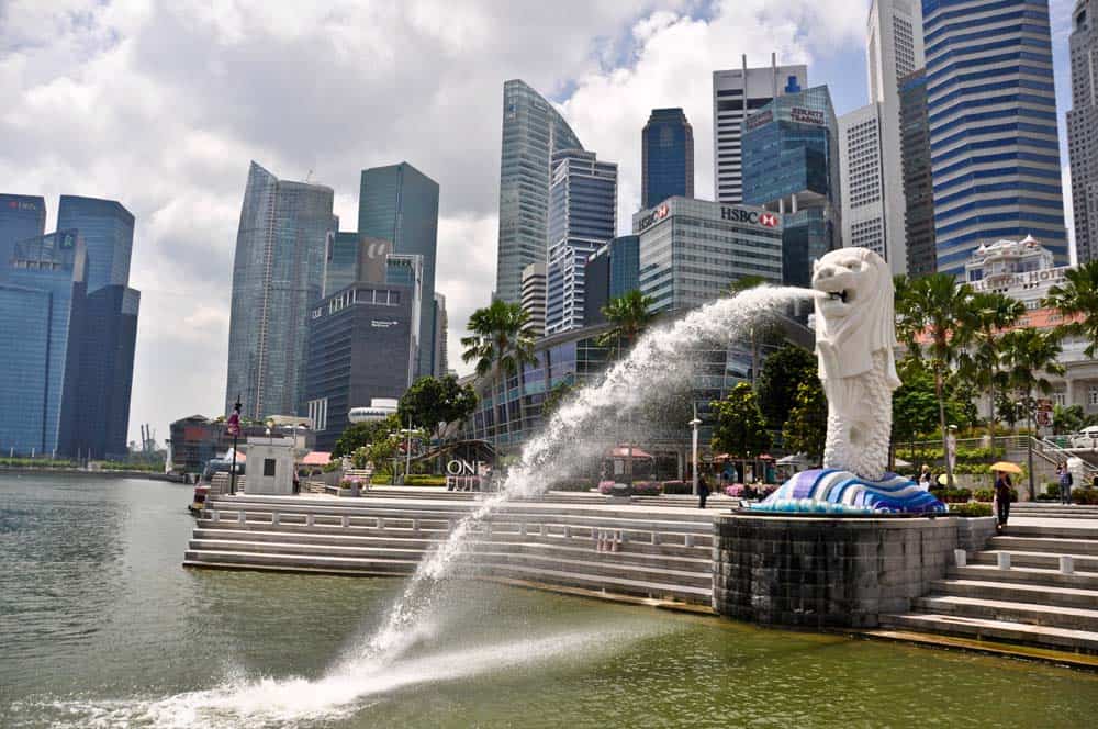 Statua del Merlion a Singapore | Cosa fare a Singapore in 2 giorni