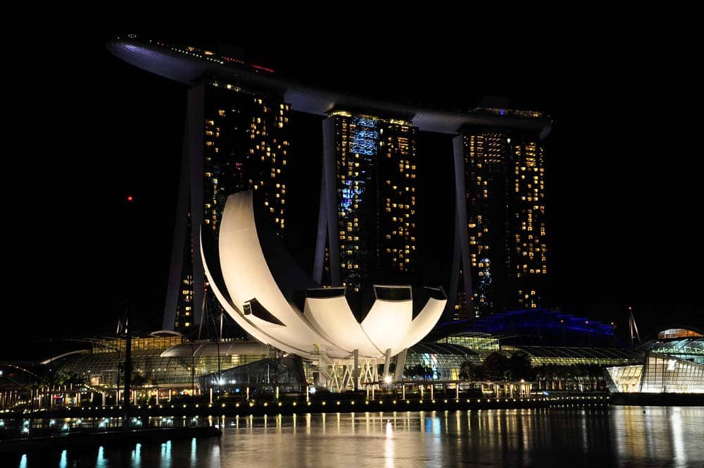 Vista notturna di Singapore | Cosa fare a Singapore Vista notturna di Singapore | Cosa fare a Singapore