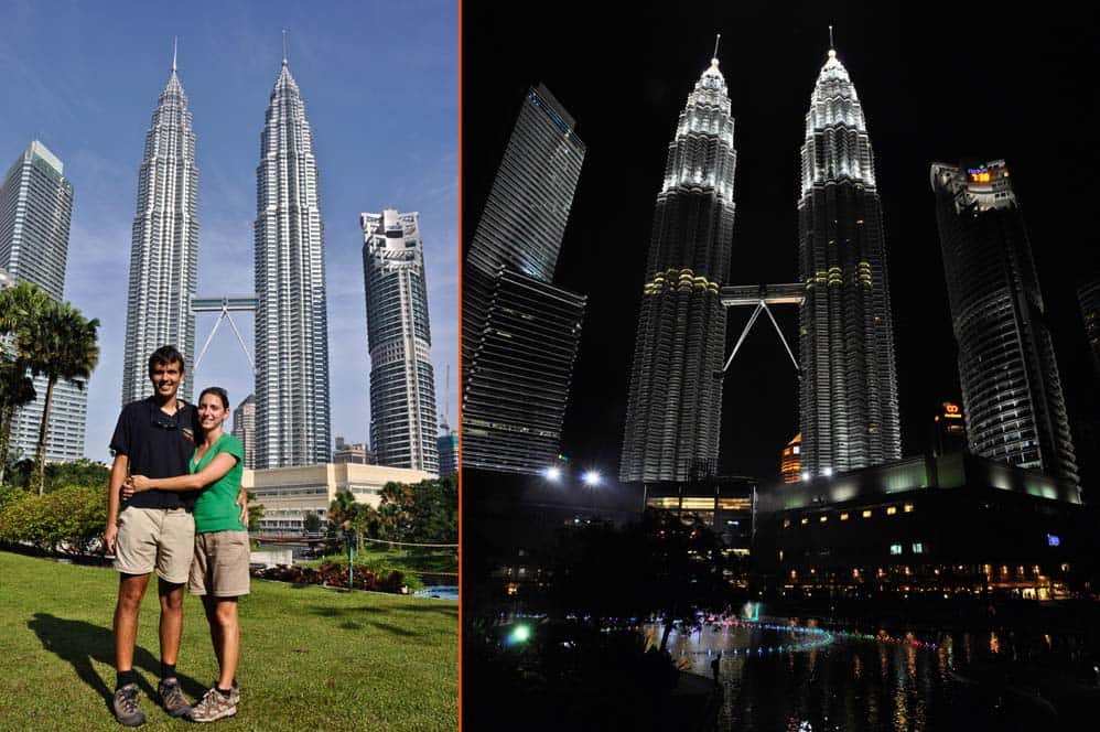 Torri Petronas di notte a Kuala Lumpur | Viaggio in Malesia Torri Petronas di notte a Kuala Lumpur | Viaggio in Malesia