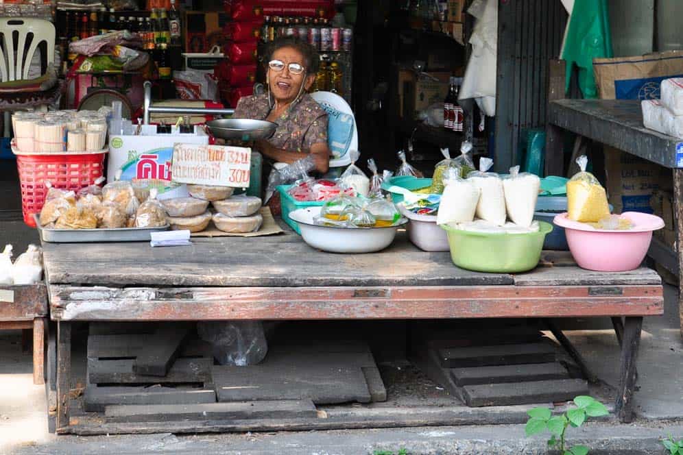 En las calles de Tailandia