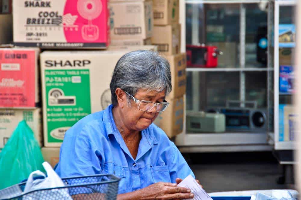 Cooking in the street