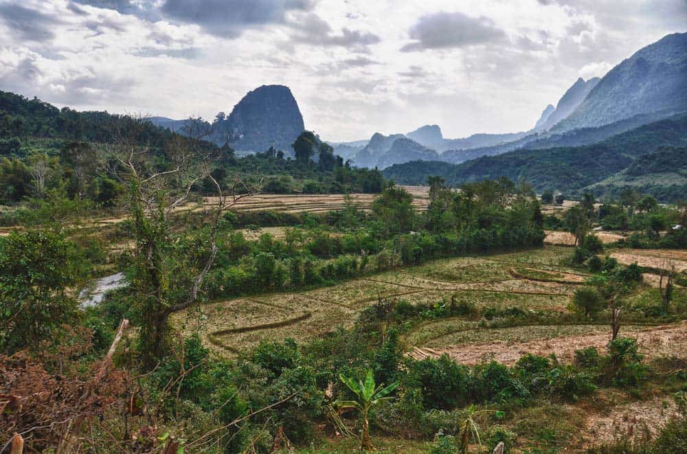 Nei dintorni di Muang Ngoi in Laos Nei dintorni di Muang Ngoi in Laos