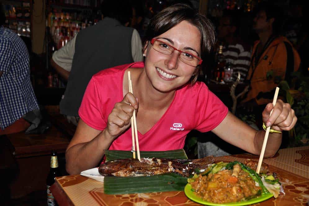 Mercato notturno a Luang Prabang Laos Mercato notturno a Luang Prabang Laos