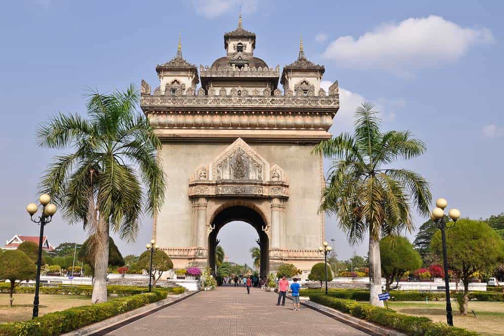 Arco del Trionfo Vientiane Laos Arco del Trionfo Vientiane Laos