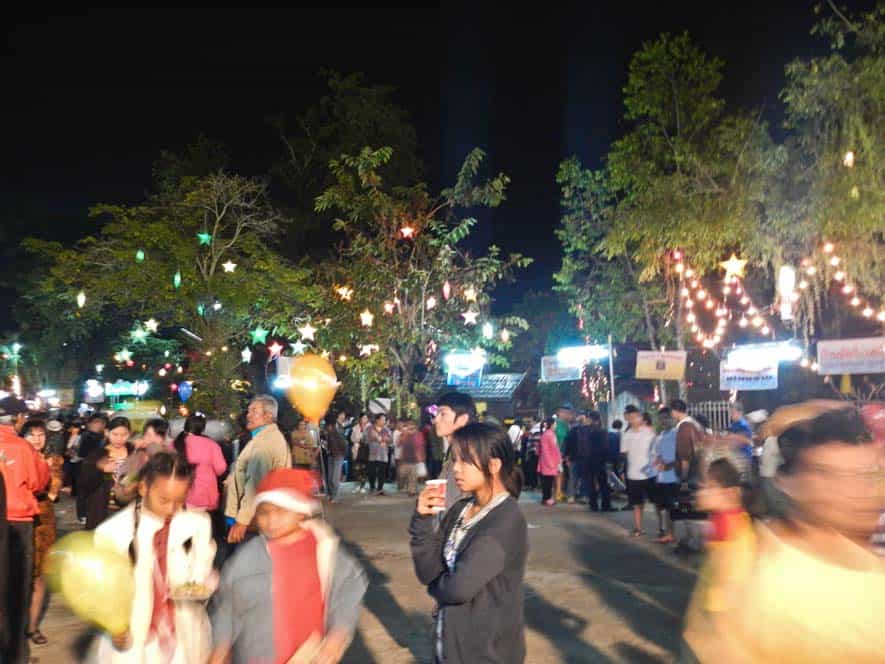 Fiesta de Navidad en Chiang Rai