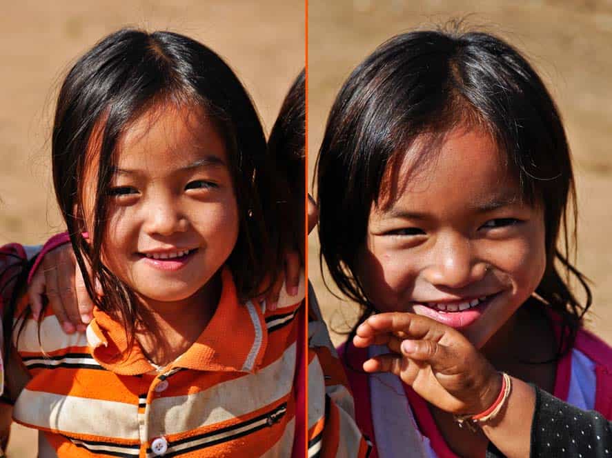 Bambini a Muang Sing in Laos Bambini a Muang Sing in Laos