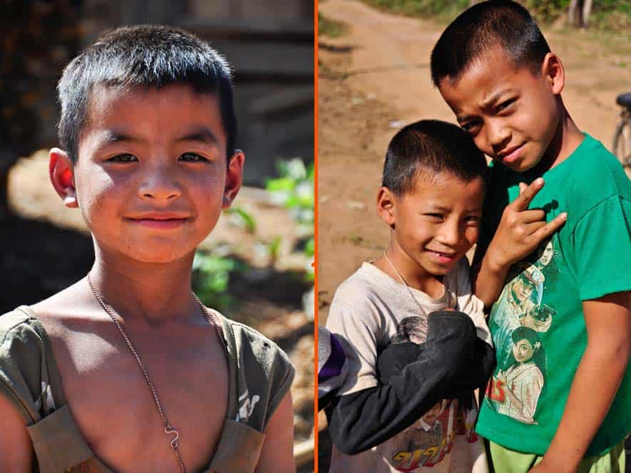 Ragazzi di Muang Sing in Laos Ragazzi di Muang Sing in Laos