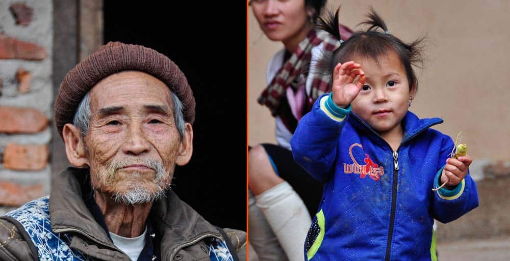 Villaggio in Laos Villaggio in Laos