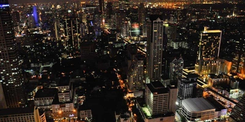 Bangkok Skyline de noche