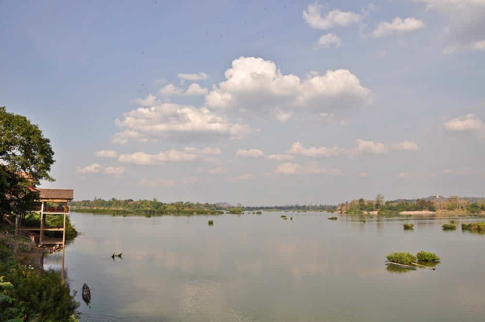 Paesaggio delle 4000 isole del Laos Paesaggio delle 4000 isole del Laos