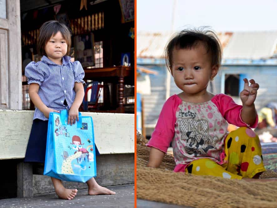 Girls in Kompong Luong