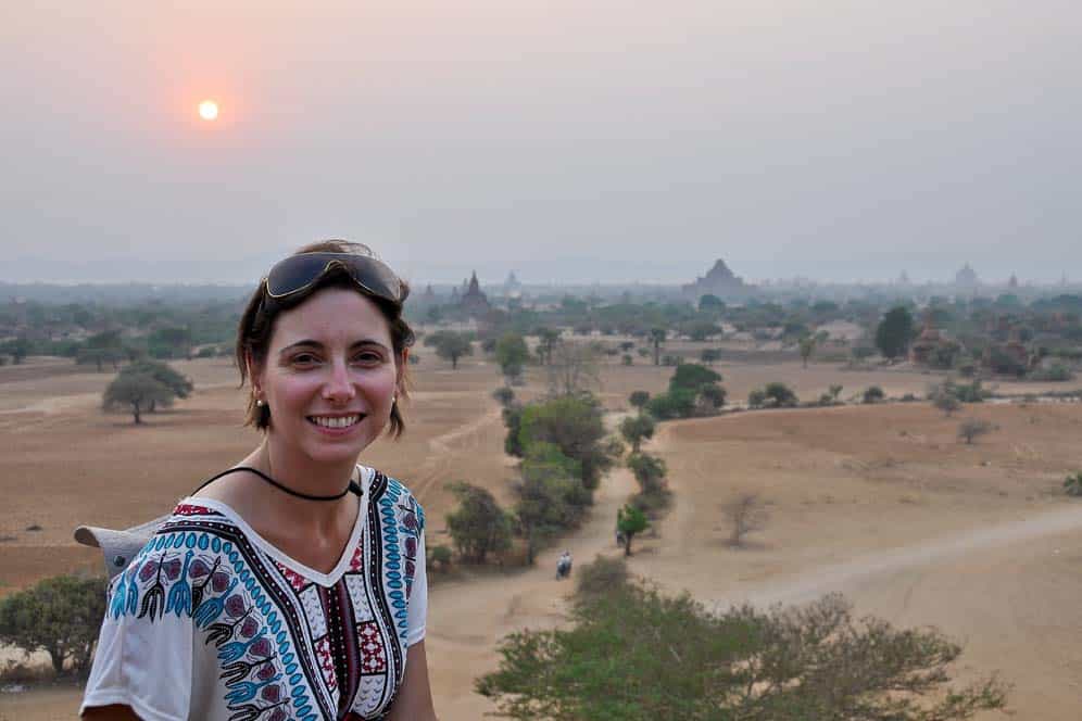 Sunset in Pyathada Temple